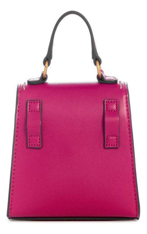 Mini Cartera Guess Mujer Stephi Micro Mini Flap Rosado-2