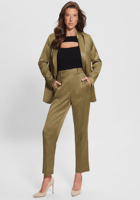 Blazer Guess Mujer Adriana Blazer Verde-1