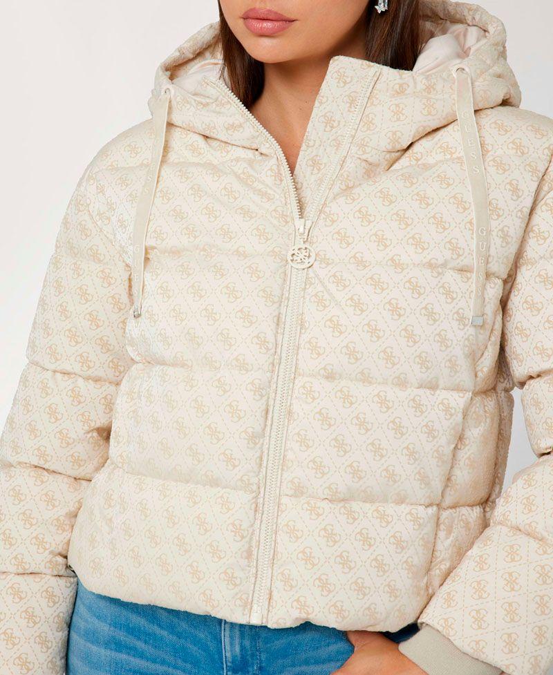 Chaqueta Daisy Puffer Logo Flock-3