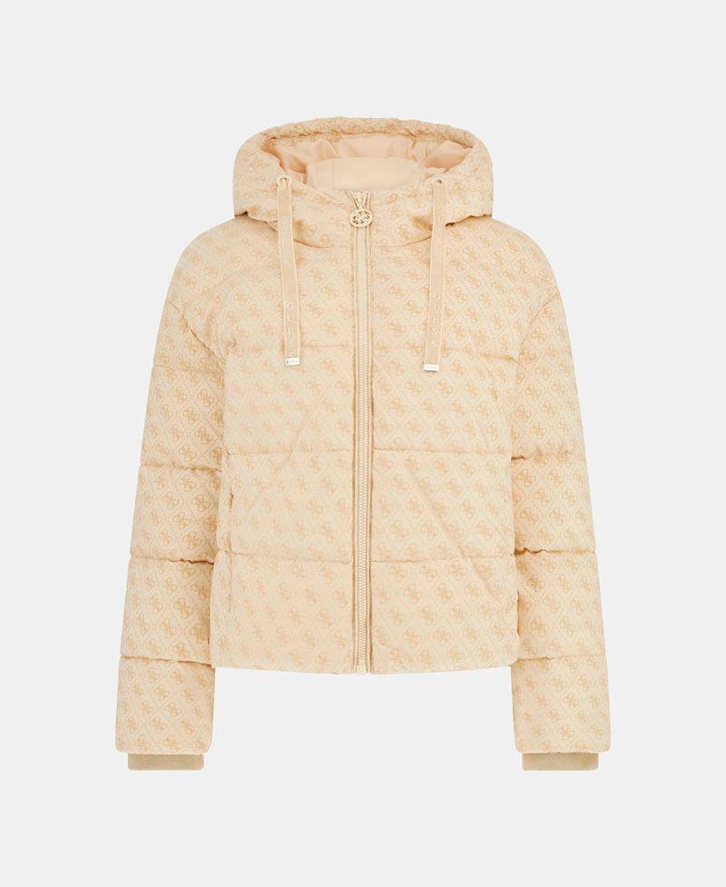 Chaqueta Daisy Puffer Logo Flock-6