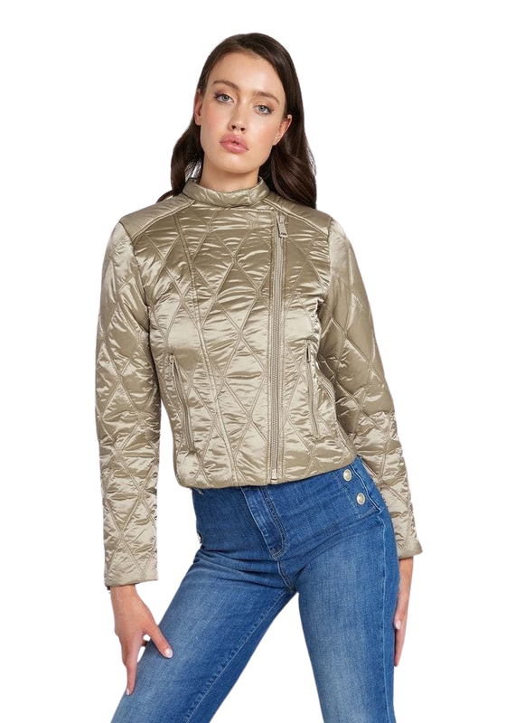 Chaqueta Guess Mujer New Marine Jacket Verde-1