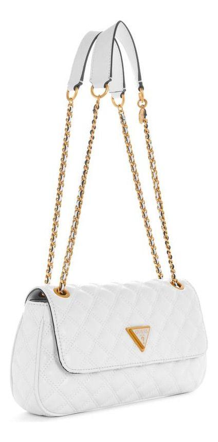 Cartera Guess Mujer Giully Convertible Xbody Flap Blanco-1