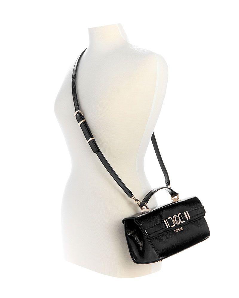 Cartera Guess Mujer Cirene Handle Flap Negro-4