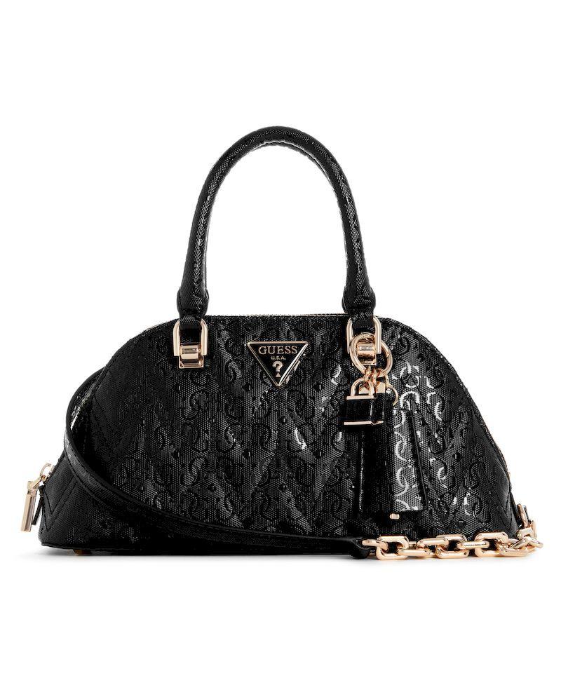 Cartera Guess Mujer Adelard Dome Satchel Negro-0