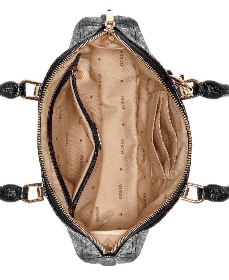 Cartera Guess Mujer Adelard Dome Satchel Negro-3