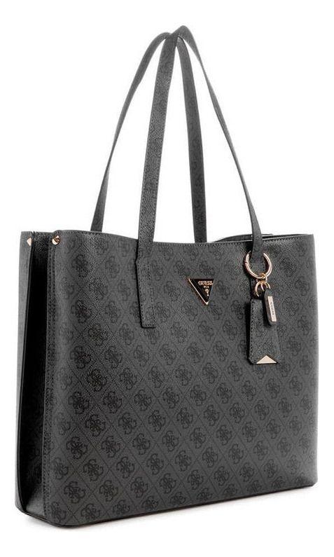 Cartera Guess Mujer Meridian Girlfriend Tote Negro.-1