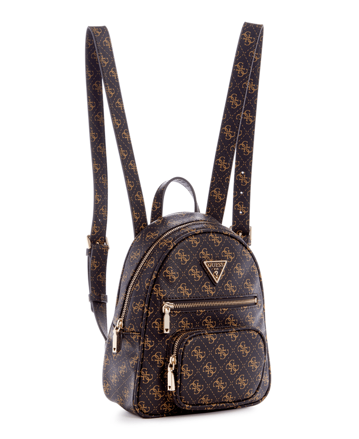 Cartera Guess Mujer Eco Elements Small Backpack Café-1