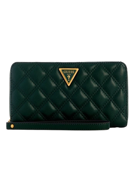 Billetera Guess Mujer Giully Slg Large Zip Around Verde-0
