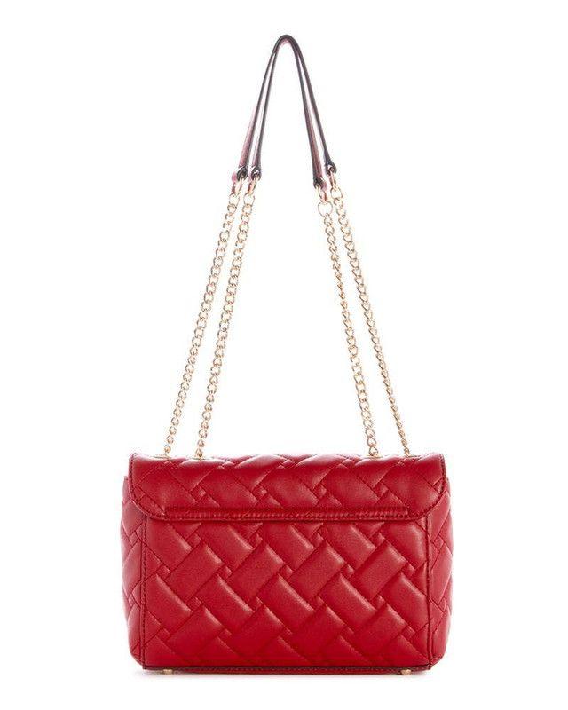 Cartera Guess Mujer Alanna Convertible Xbody Flap Rojo-2
