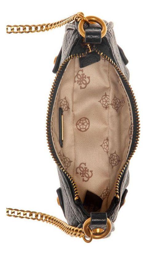 Mini Cartera Guess Mujer Clelia SLG Micro Mini Negro-3