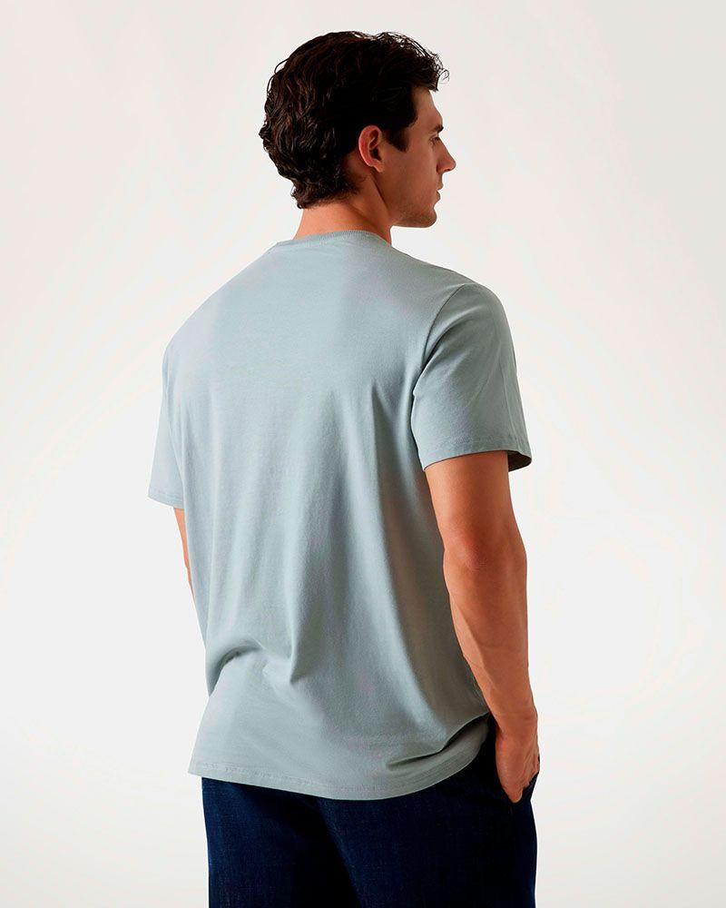 Polera Ss Cn Guess Triangle Tee Gris-1