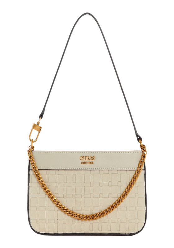 Mini Cartera Guess Mujer Katey Mini Top Zip Shoulder Crema-0
