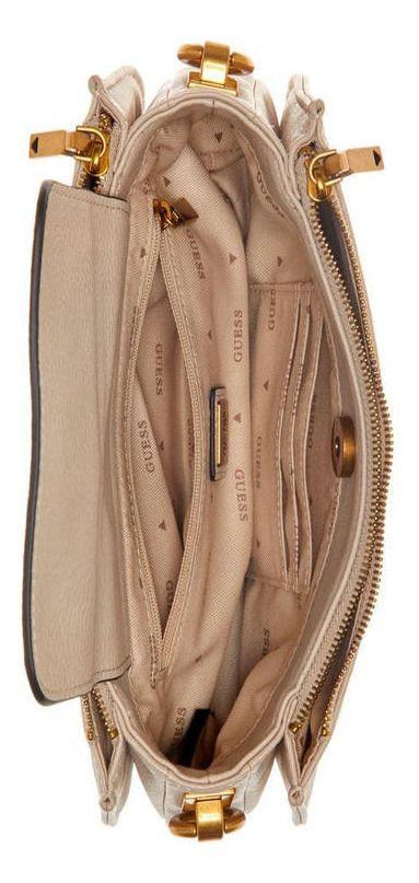 Cartera Guess Mujer Arja Double Zip Crossbody Crema-3