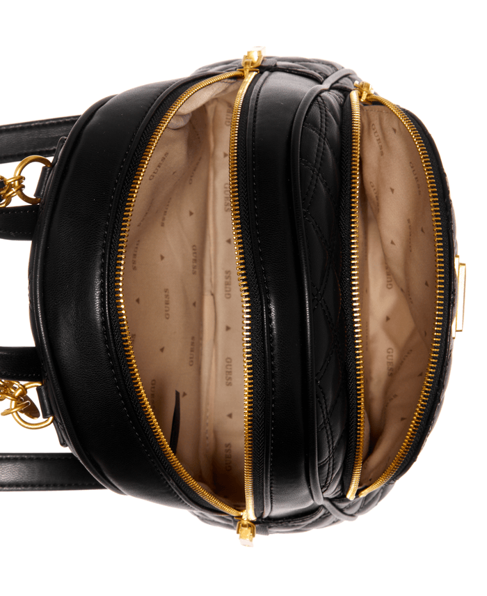 Mochila Guess Mujer Giully Backpack Negro-3