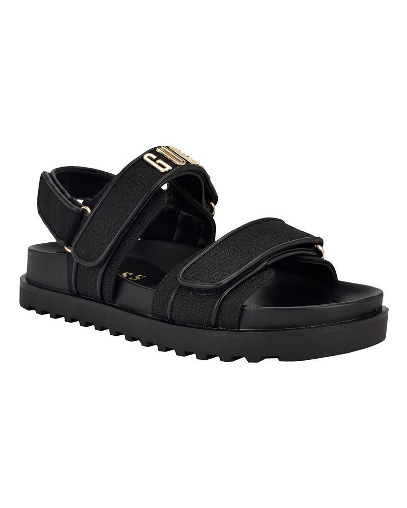Sandalias Guess Mujer Footwear Gwfadison Negro-1