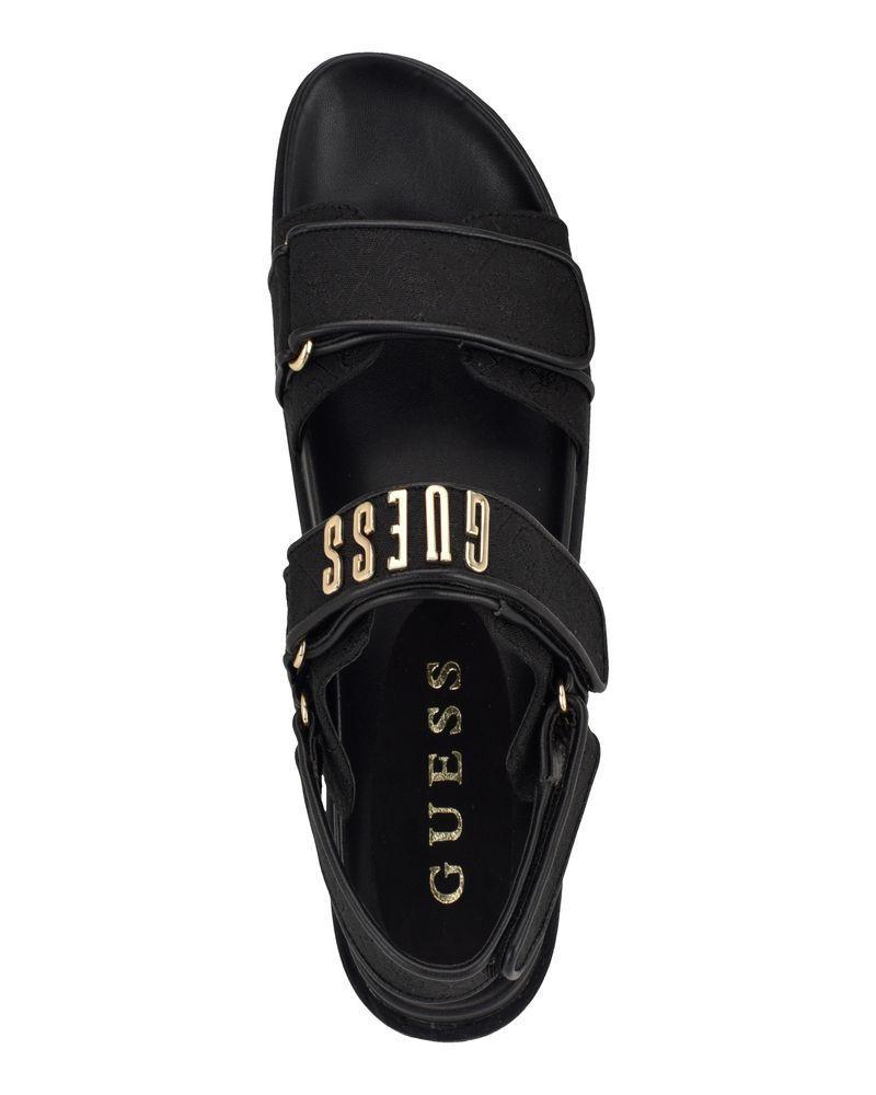 Sandalias Guess Mujer Footwear Gwfadison Negro-4