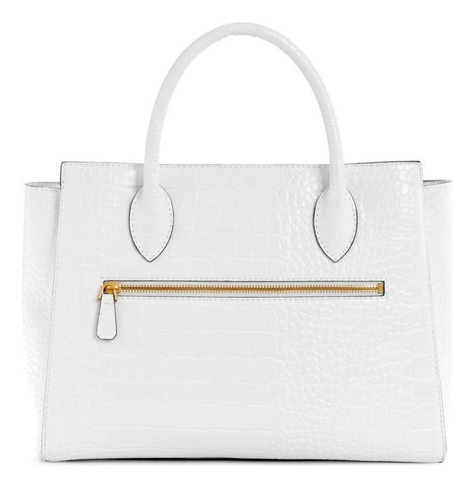 Cartera Guess Mujer Enisa High Society Satchel Blanco-2