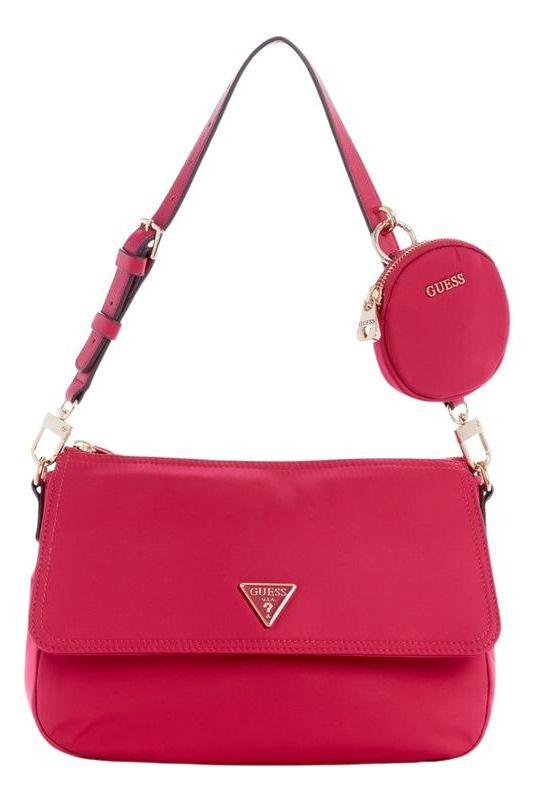 Cartera Guess Mujer Eco Gemma Top Zip Shlder Bag Fucsia-0