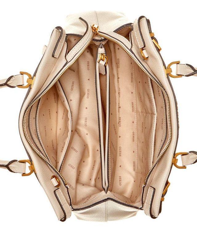 Cartera Guess Mujer Sestri Luxury Satchel Crema-3
