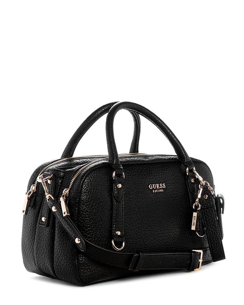 Cartera Guess Mujer Marsha Box Satchel Negro-3