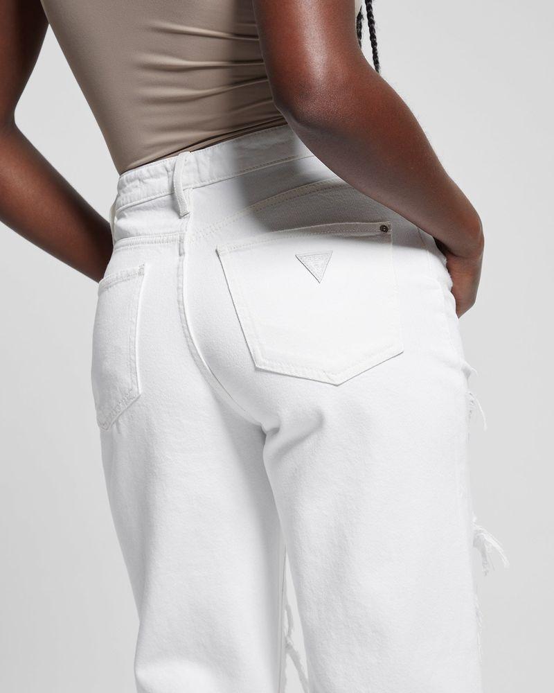 Jeans Guess Mujer 90S High Rise Blanco.-2