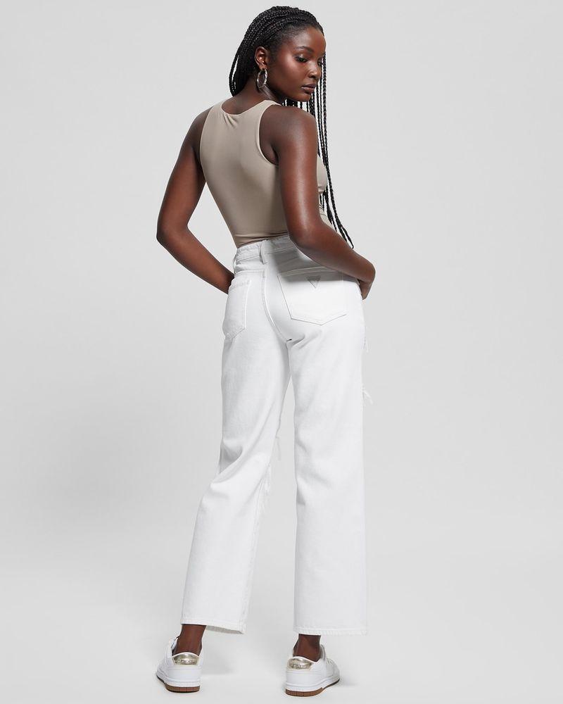 Jeans Guess Mujer 90S High Rise Blanco.-6