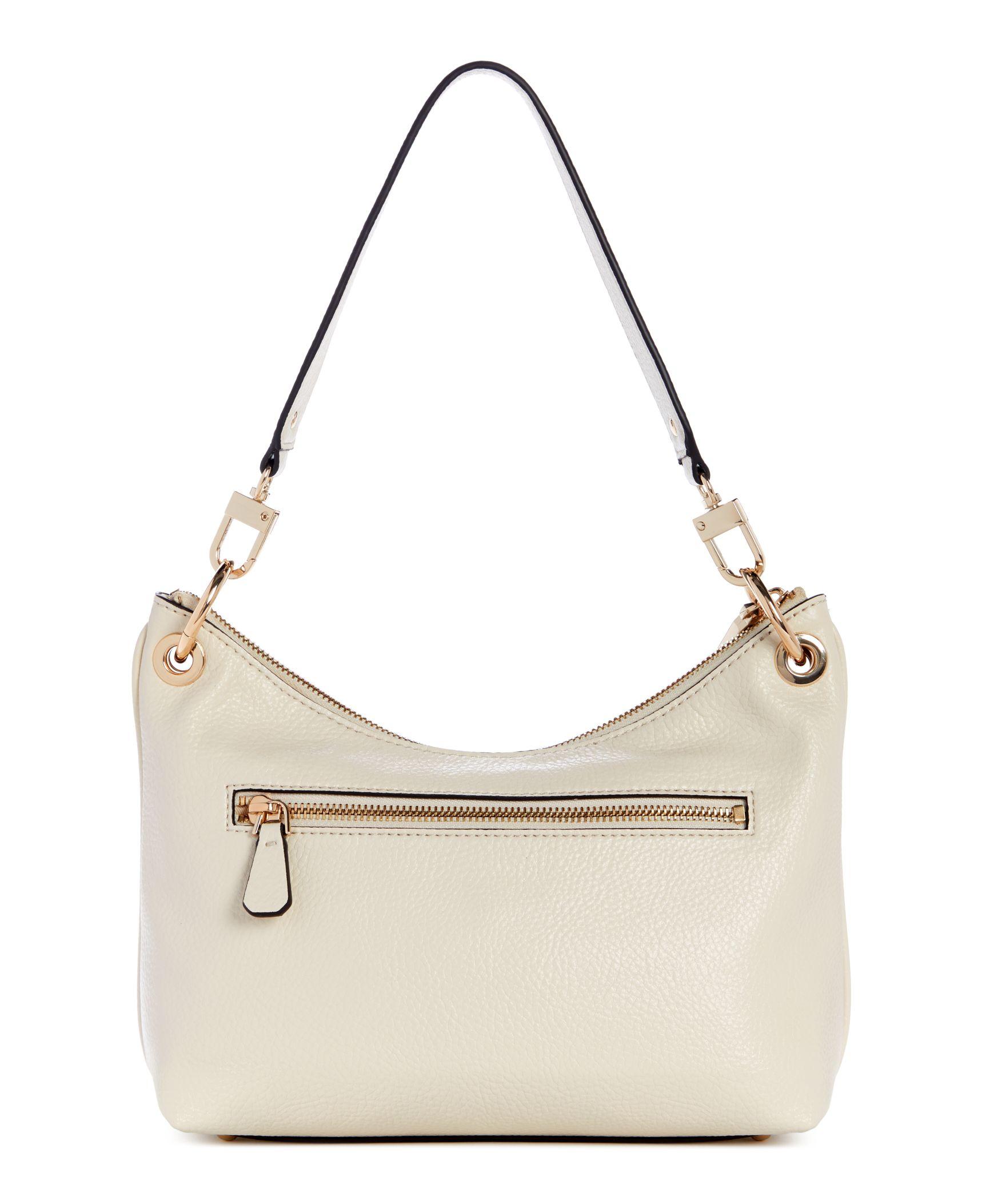 Cartera Guess Mujer Levia Top Zip Shoulder Bag Café-1