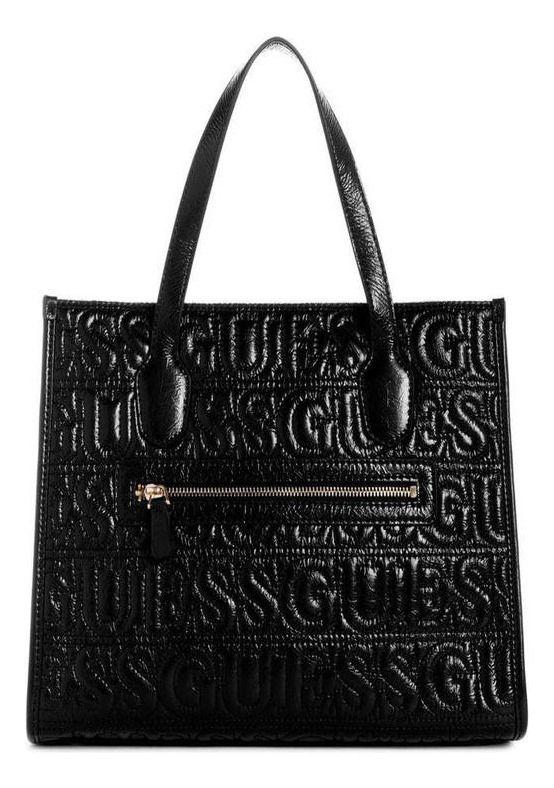 Cartera Guess Mujer Silvana 2 Compartment Tote Negro.-2