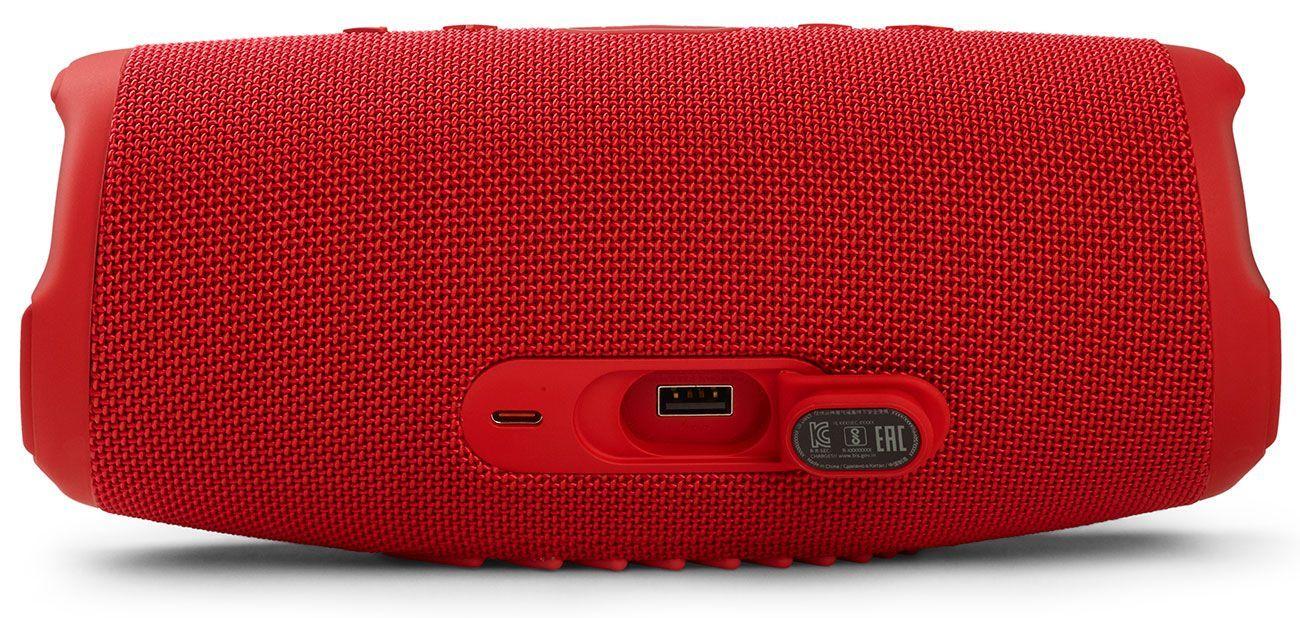 PARLANTE BLUETOOTH JBL CHARGE 5 PORTÁTIL CON ROJO-2