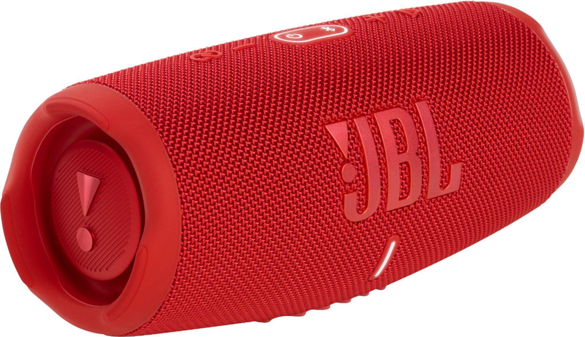 PARLANTE BLUETOOTH JBL CHARGE 5 PORTÁTIL CON ROJO-3