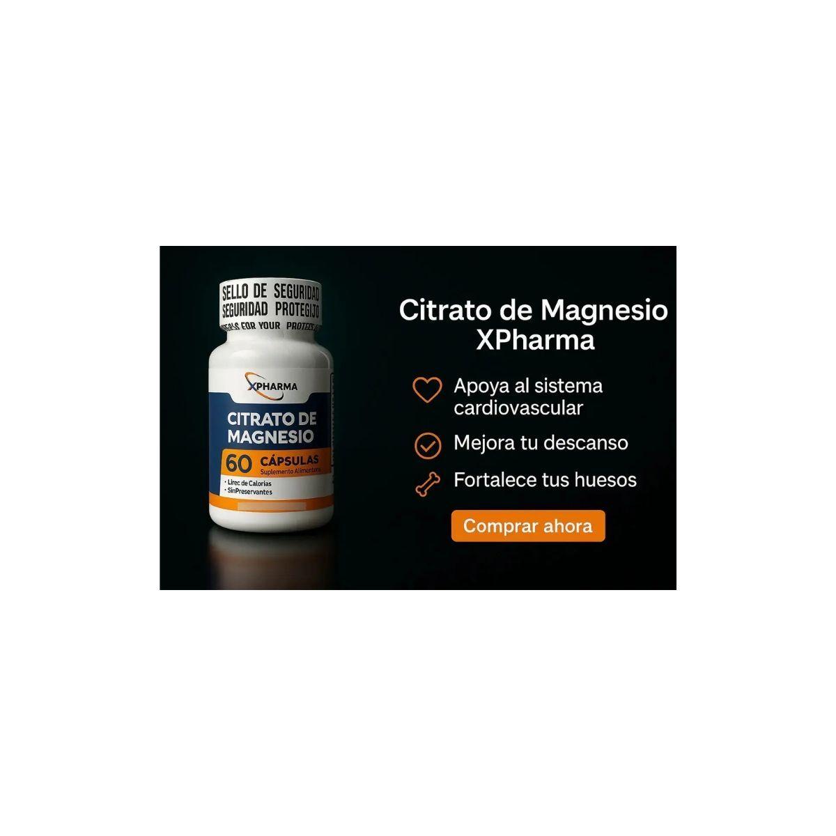 Citrato De Magnesio 60 C psulas Vegano-2