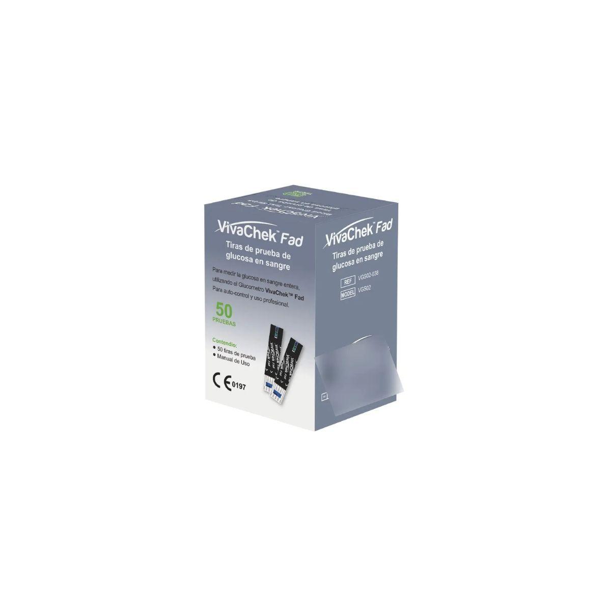 50 Tiras Reactivas Viva Chek Fad-2