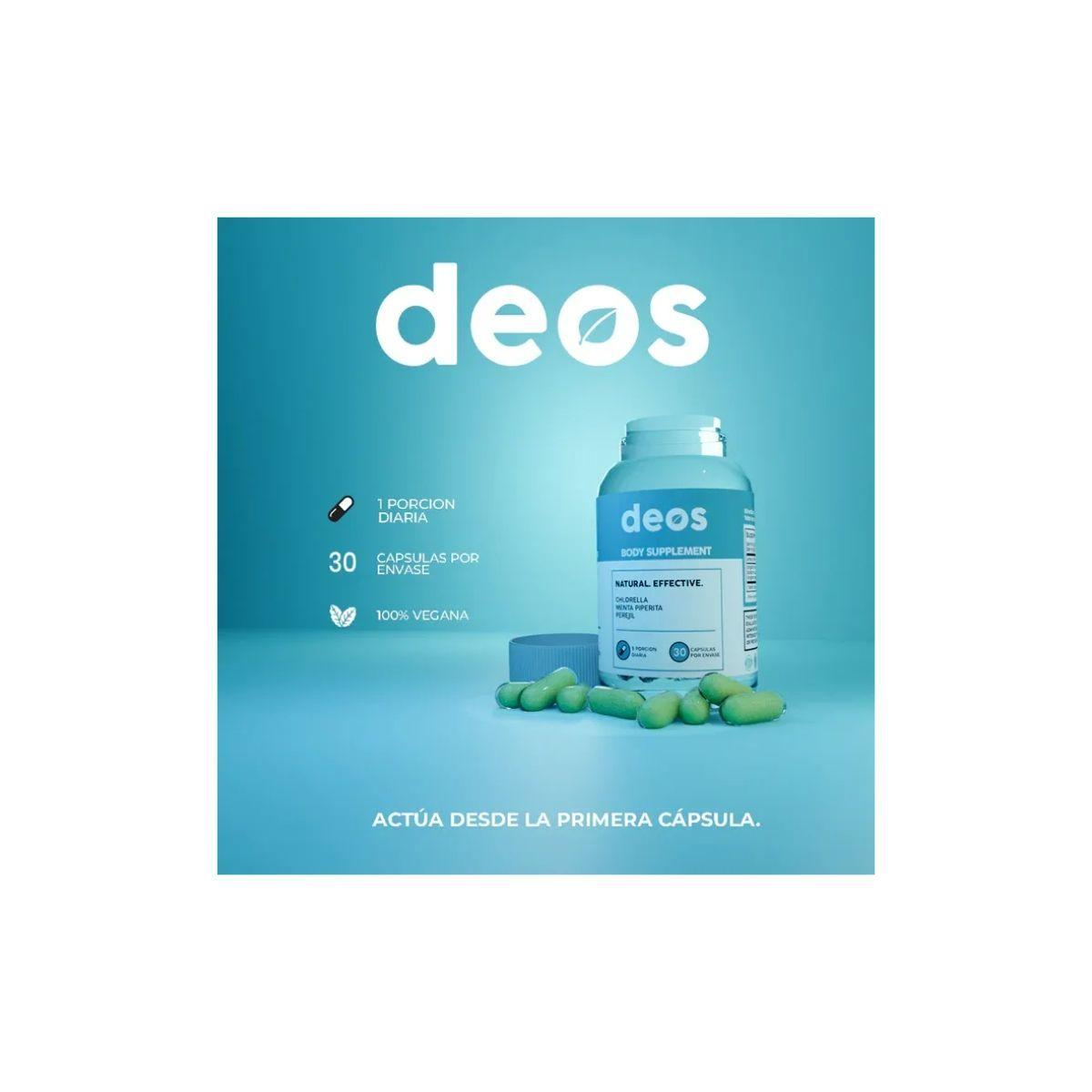 Deos Desodorante Interno Natural En C psulas 60 Capsulas-2