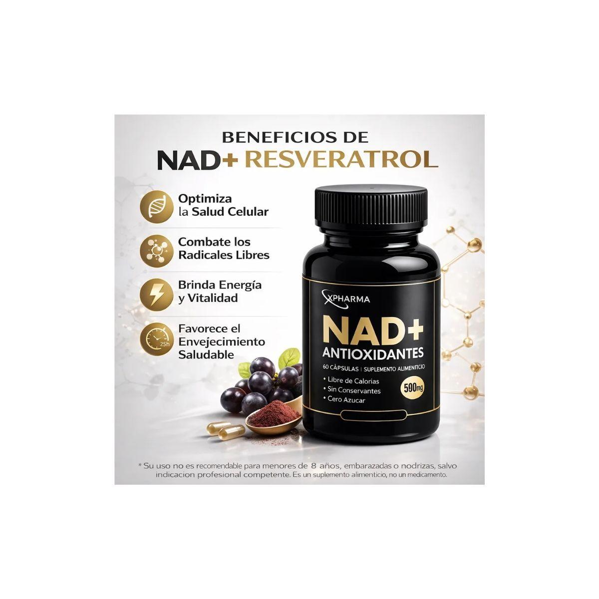 Nad Resveratrol 60 C psulas Sin Sabor-2