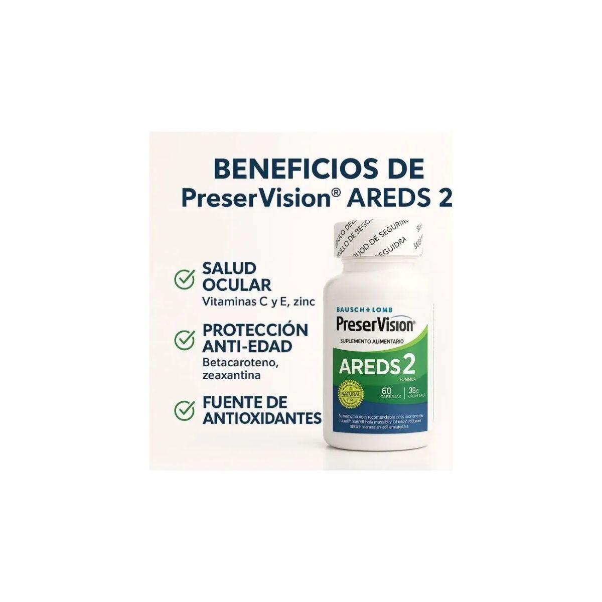 Preservision Suplemento Para La Vista 2 Frascos-2