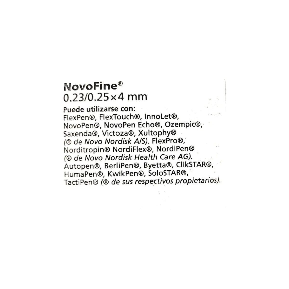 Aguja Novofine 32g 4mm Para Insulina Victoza Saxenda Ozempic-2