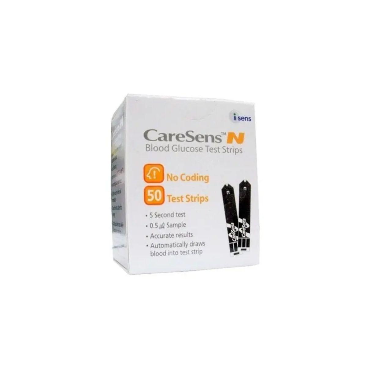 Tiras Reactivas Caresens N 50 Unidades Compatibles Con Gluc metros-3