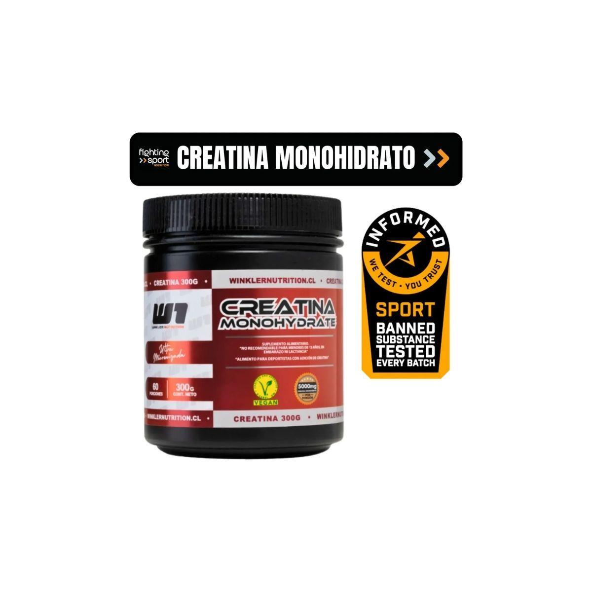 Creatina Monohidratada En Polvo Winkler Nutrition 300g-2