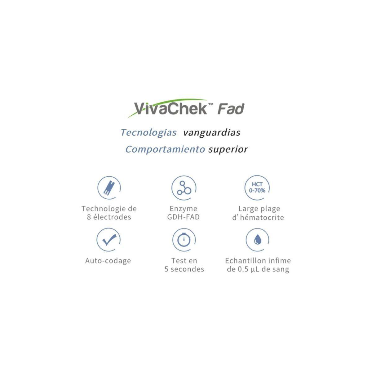Glucometro Vivachek Fad-2