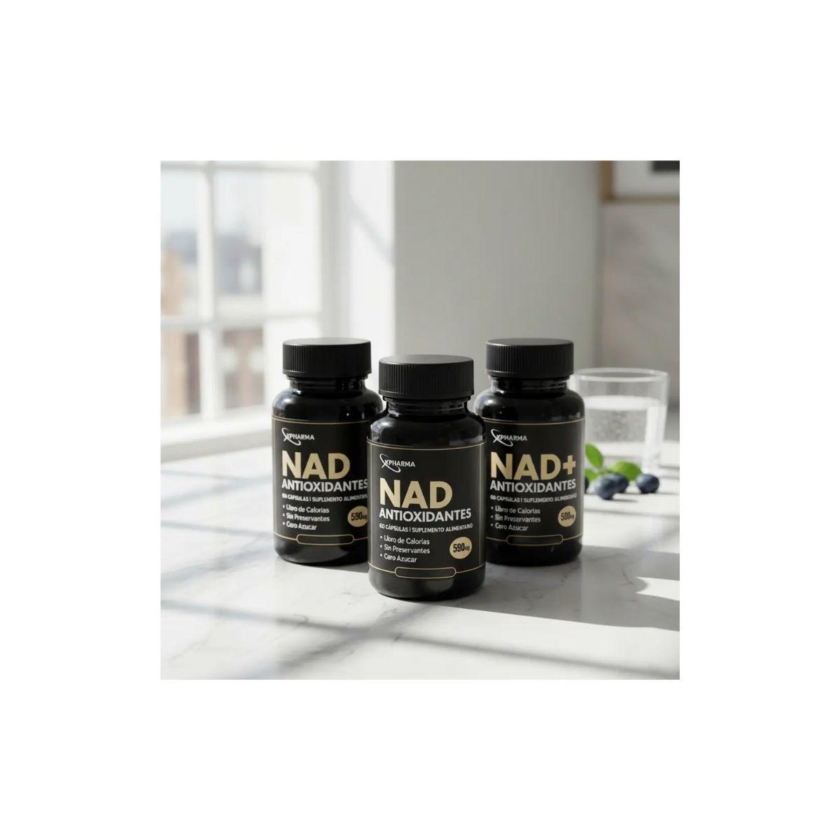 Nad Resveratrol Pack 180 Capsulas 3 Frascos X60-3