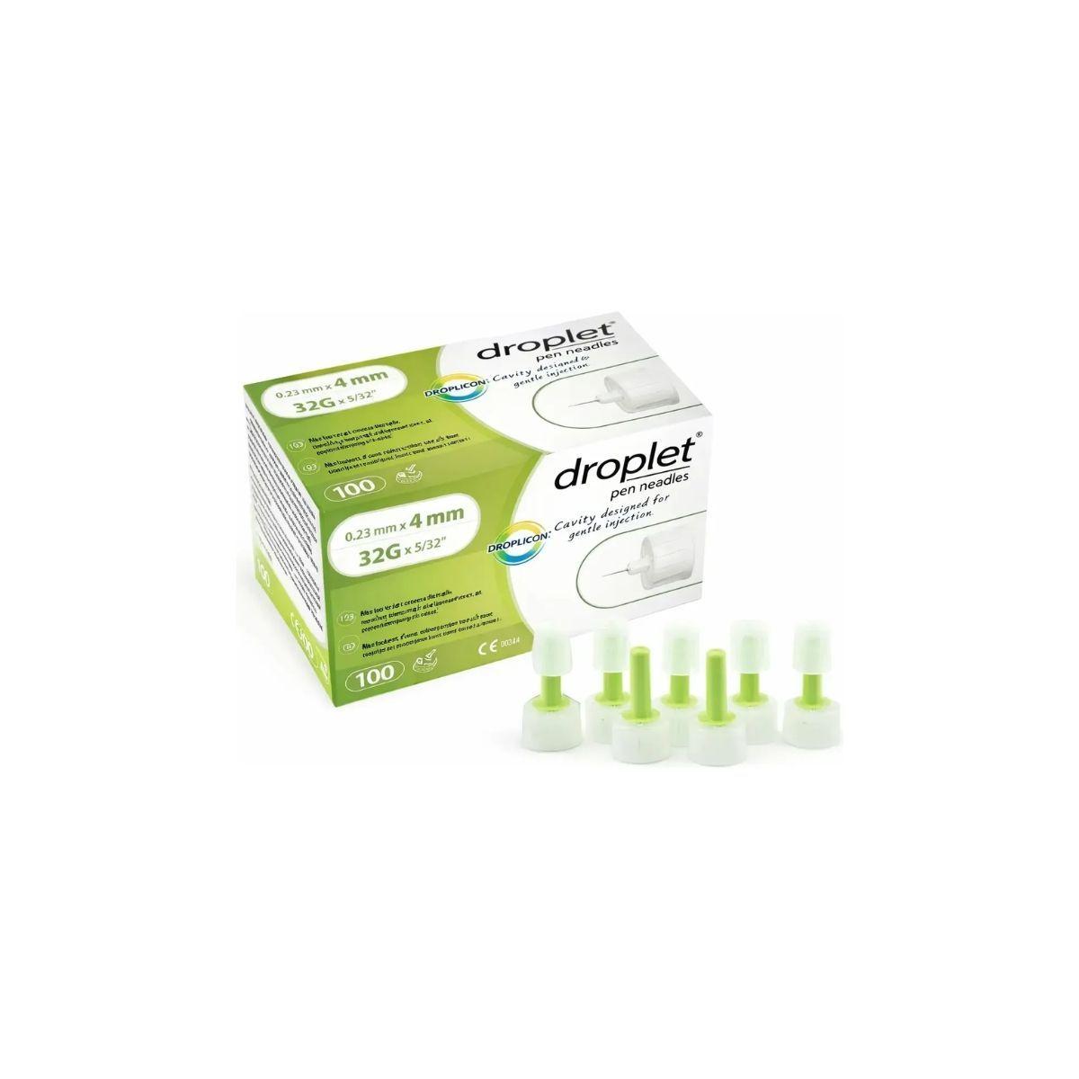 Aguja Lapicera De Insulina 32 G X 4 Mm 100 Unidades-0