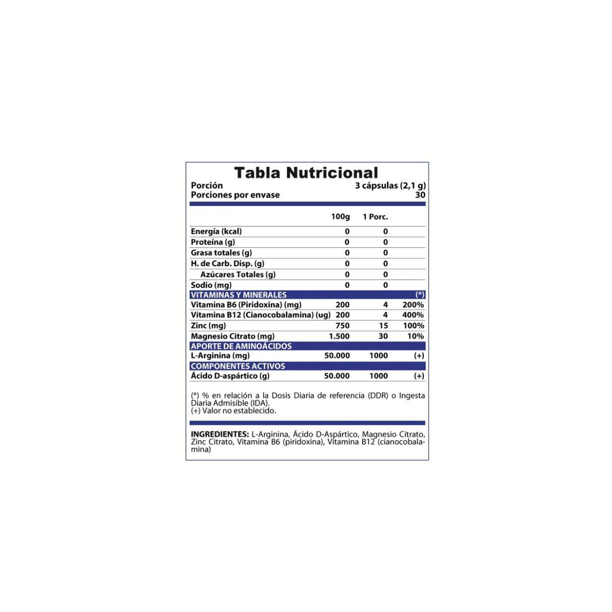 Suplemento en c psulas Winkler Nutrition Testo potenciador natural-1