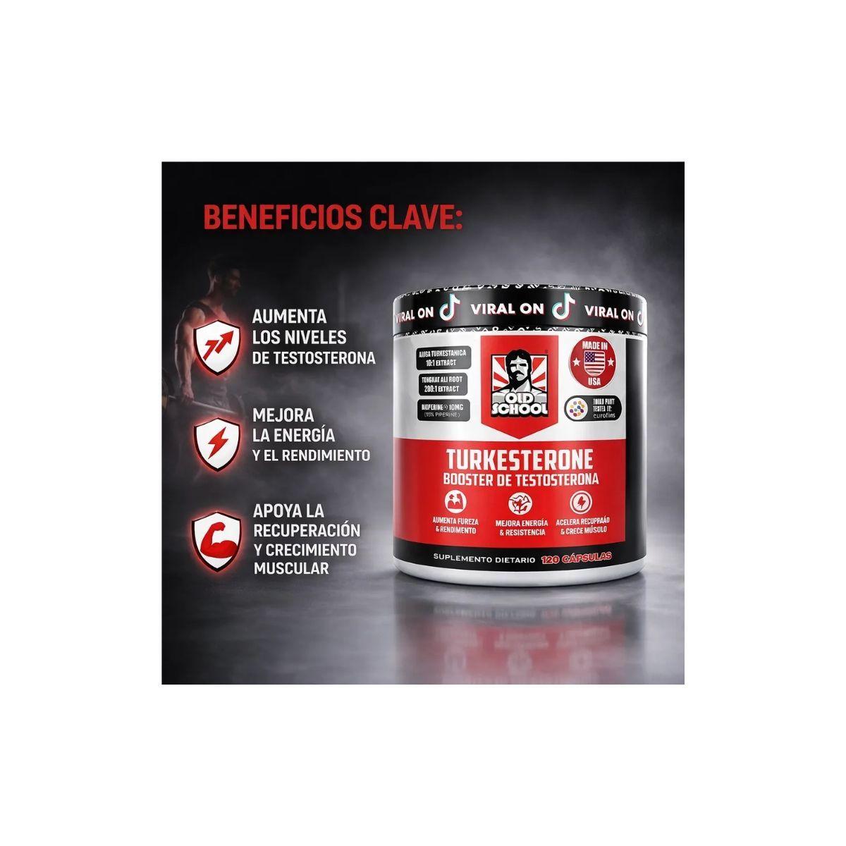 Aumentador De Testosterona Turkesterone 2 Frasco-1