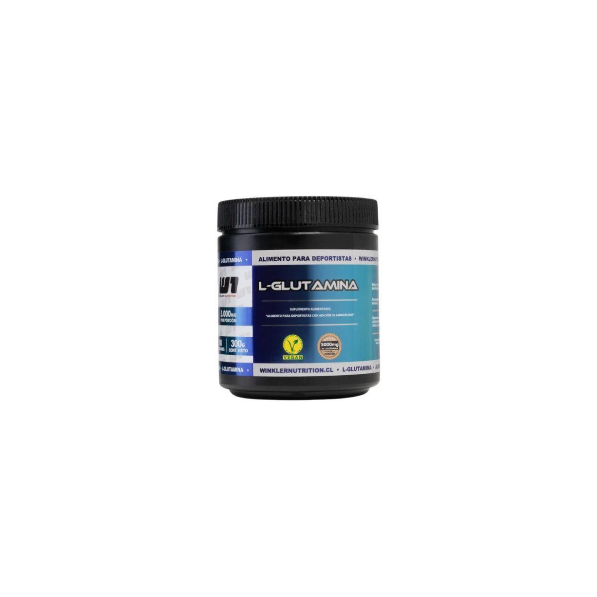 Winkler Nutrition L glutamina 300 Grs 60 Porciones Sabor Natural-0