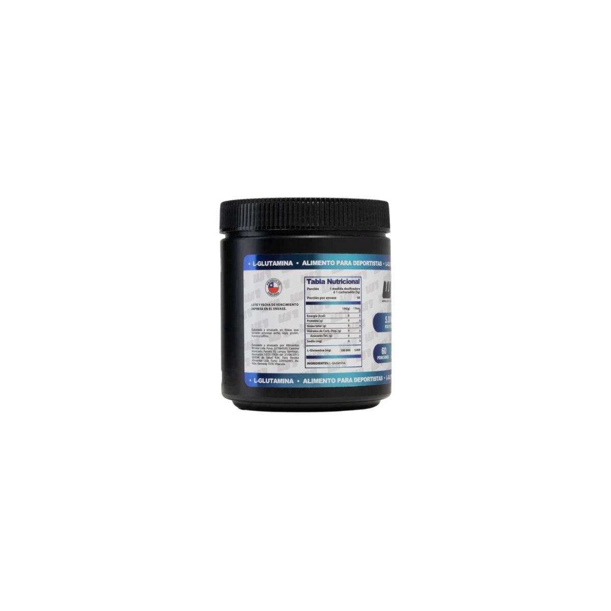 Winkler Nutrition L glutamina 300 Grs 60 Porciones Sabor Natural-3