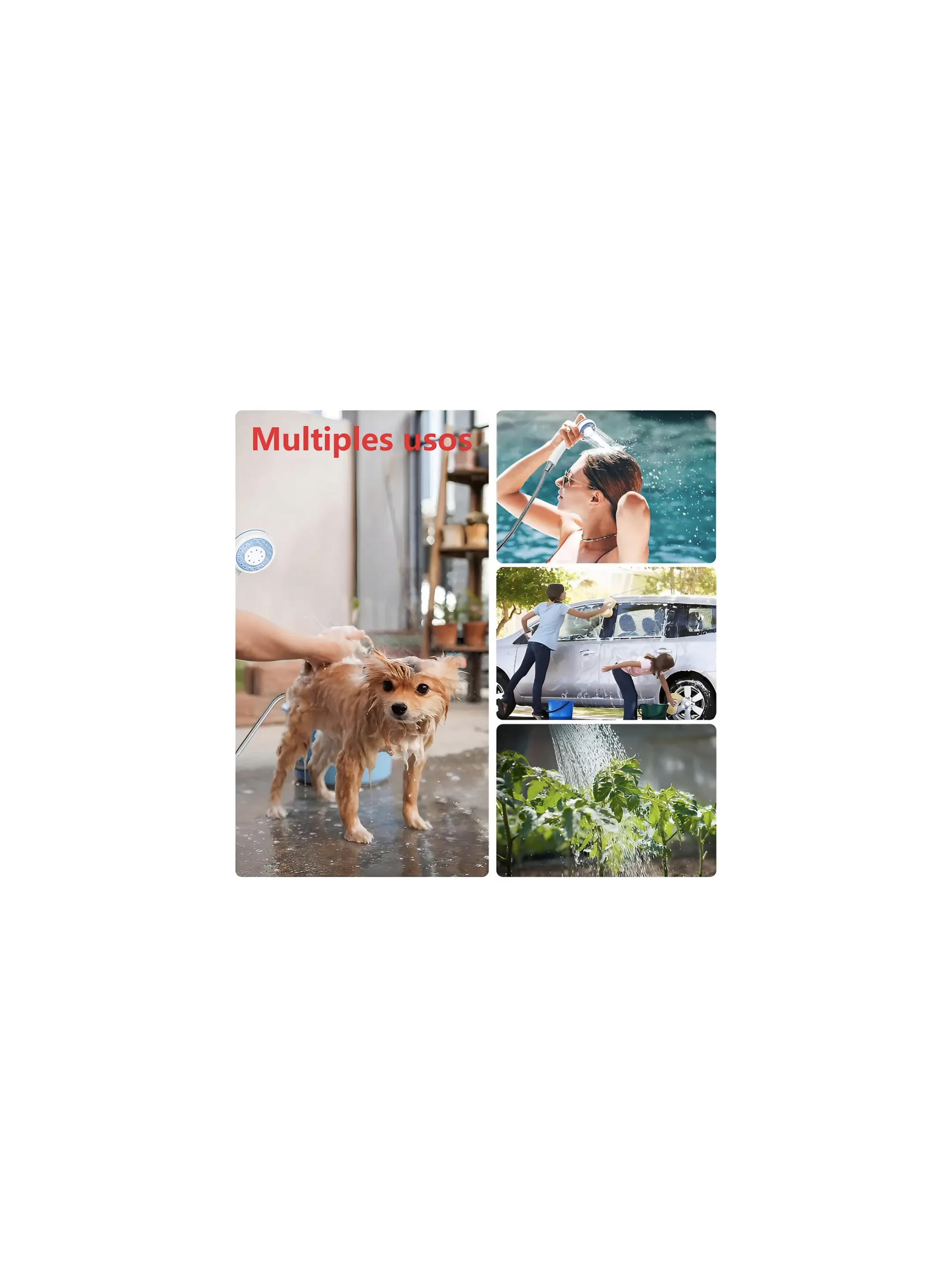 Ducha Camping Sumergible Portatil para Exteriores-6