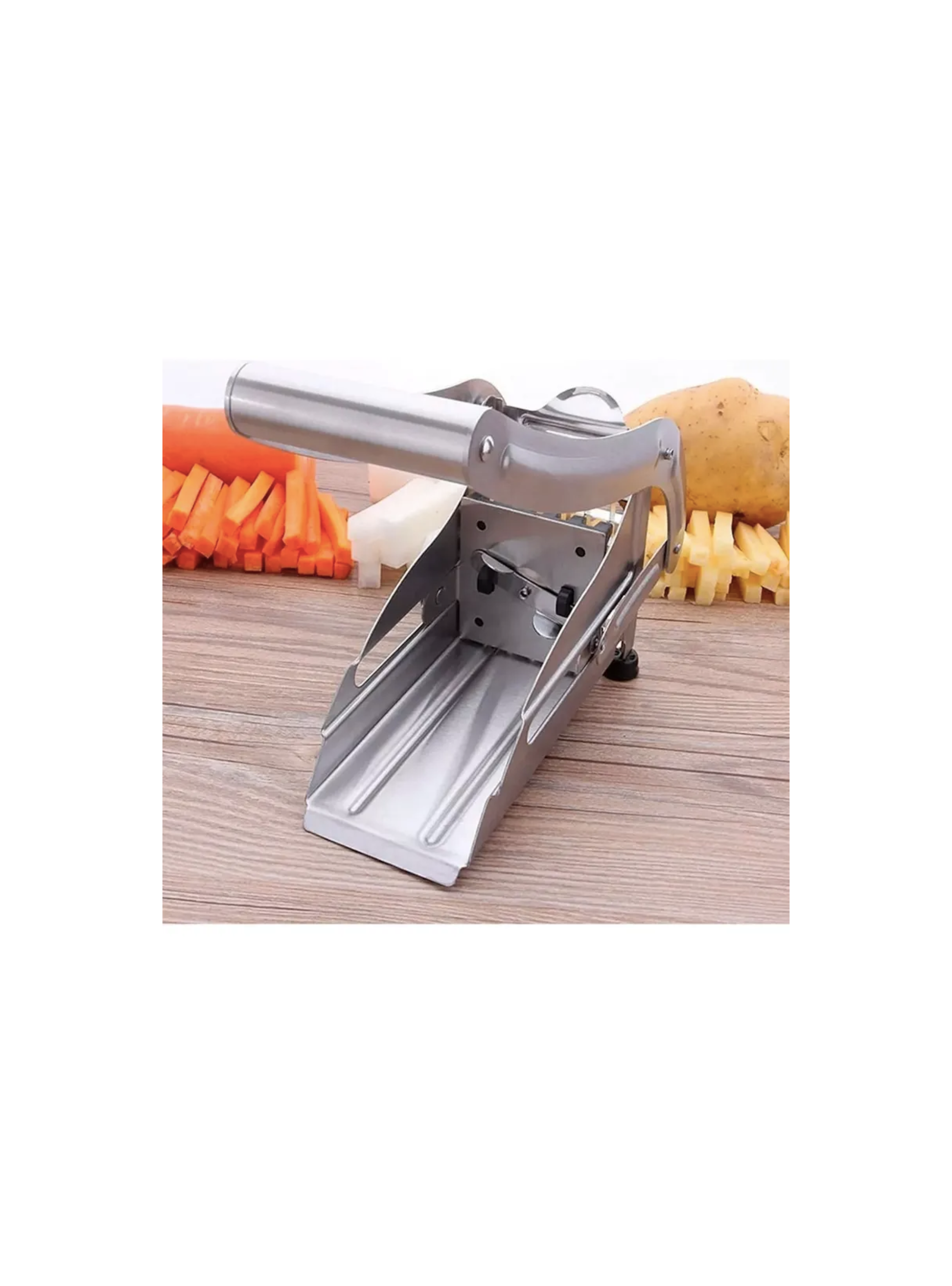 Cortadora Para Papas Fritas Acero Inoxidable-4