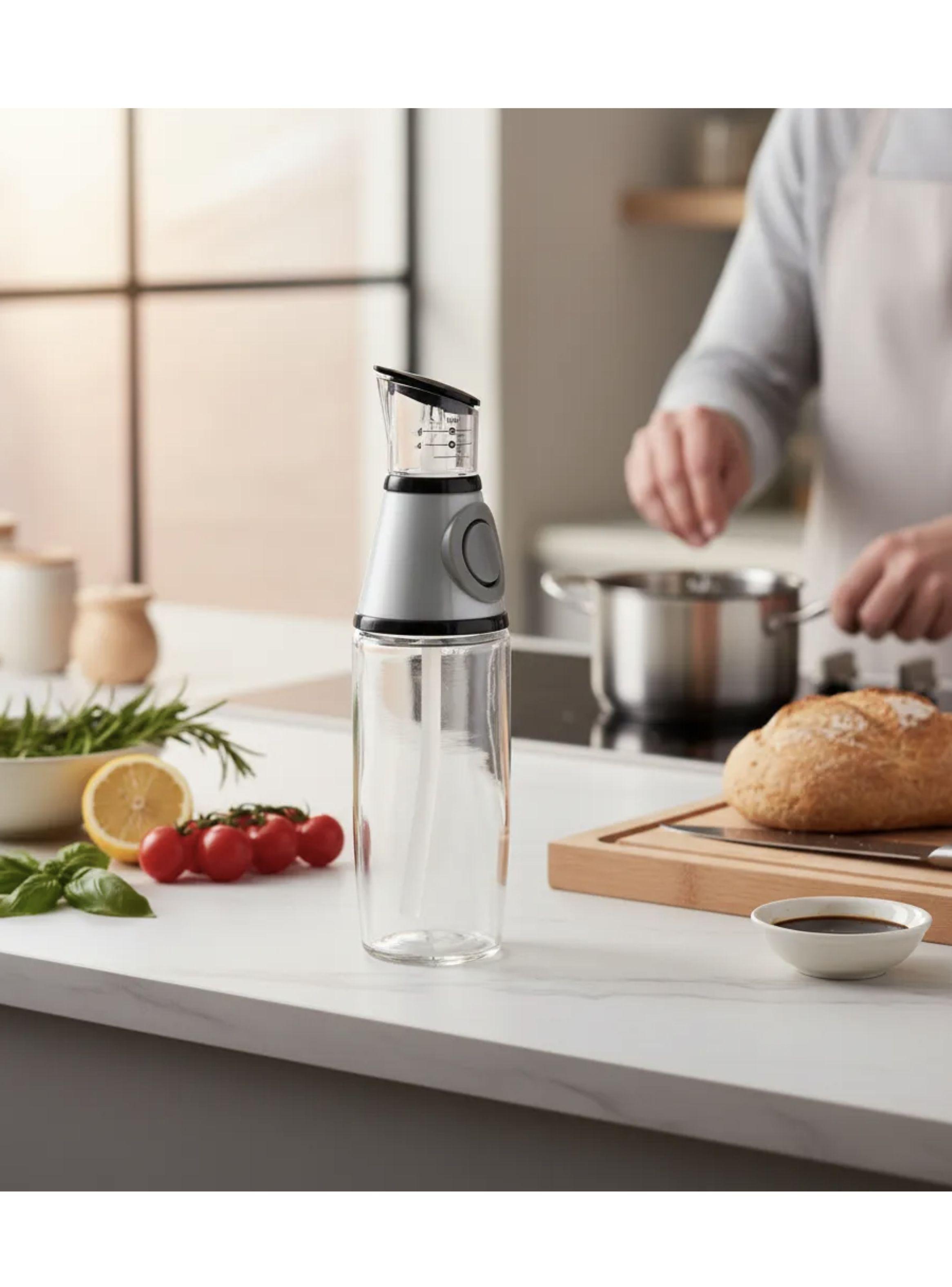Dispensador de Aceite con Tapa Medidora Aceitero Hermetico-1
