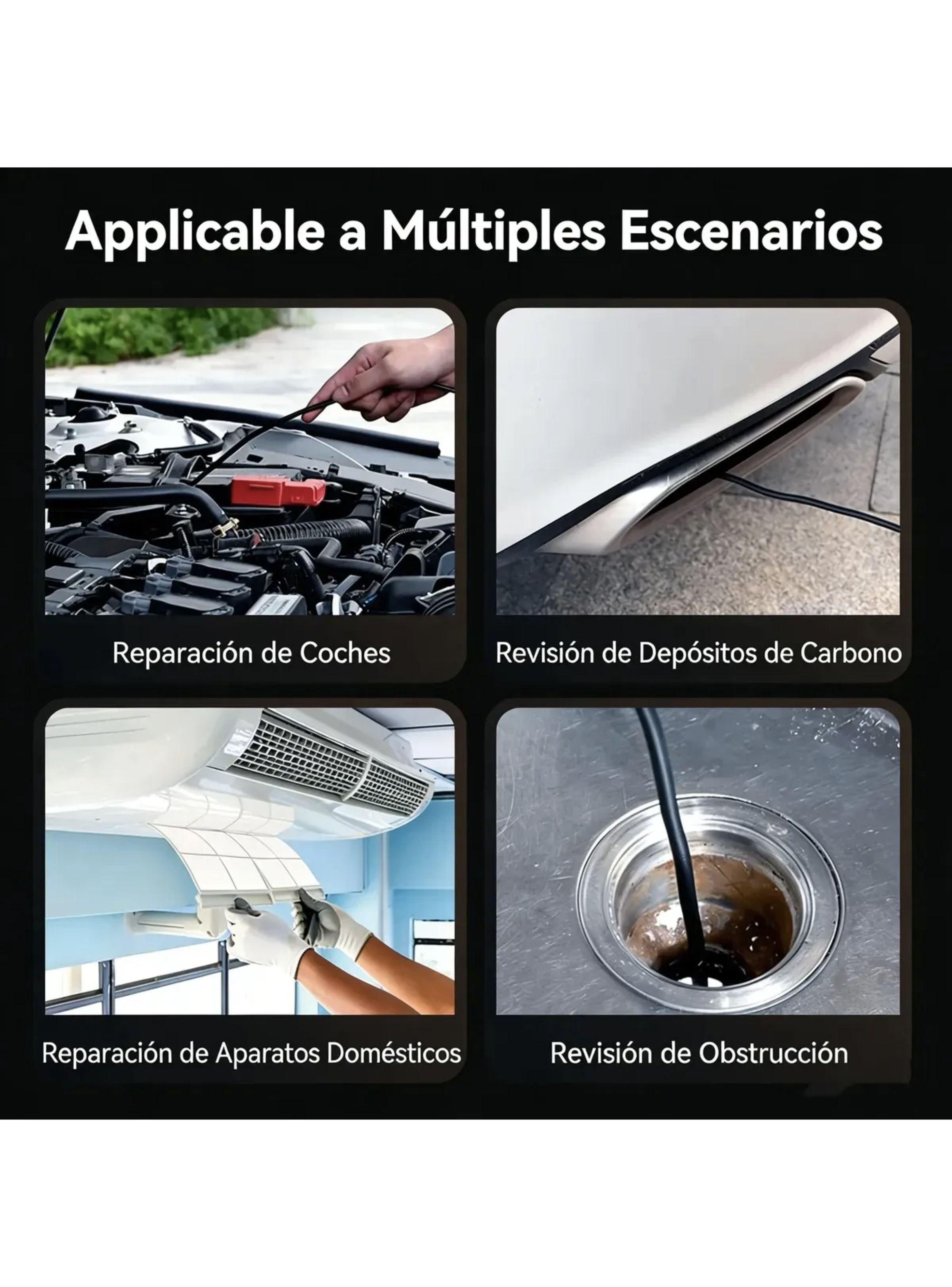 Camara Endoscopica Pantalla 5mts 1080p Gasfiter-6