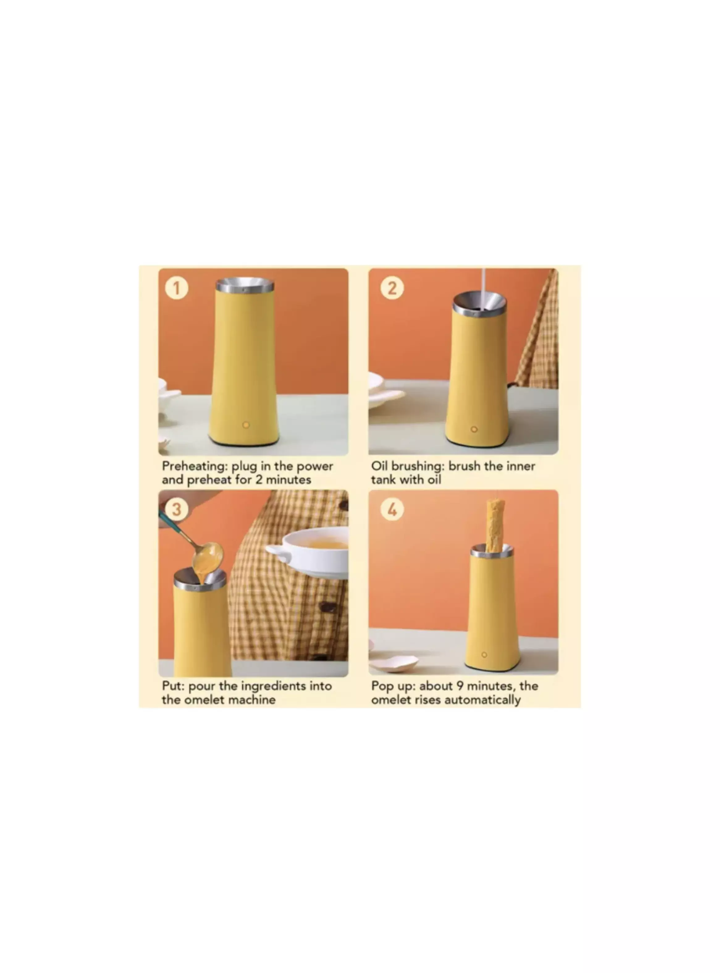Maquina Para Hacer Rollos De Huevo Omelette Egg Roll-3